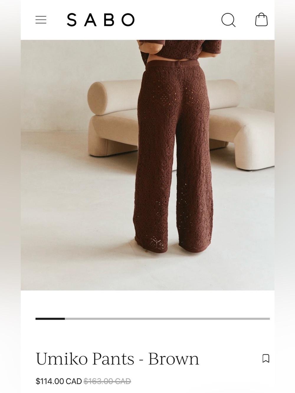 New Sabo Umiko Pants Size Large/US 8 - Picture 2 of 8